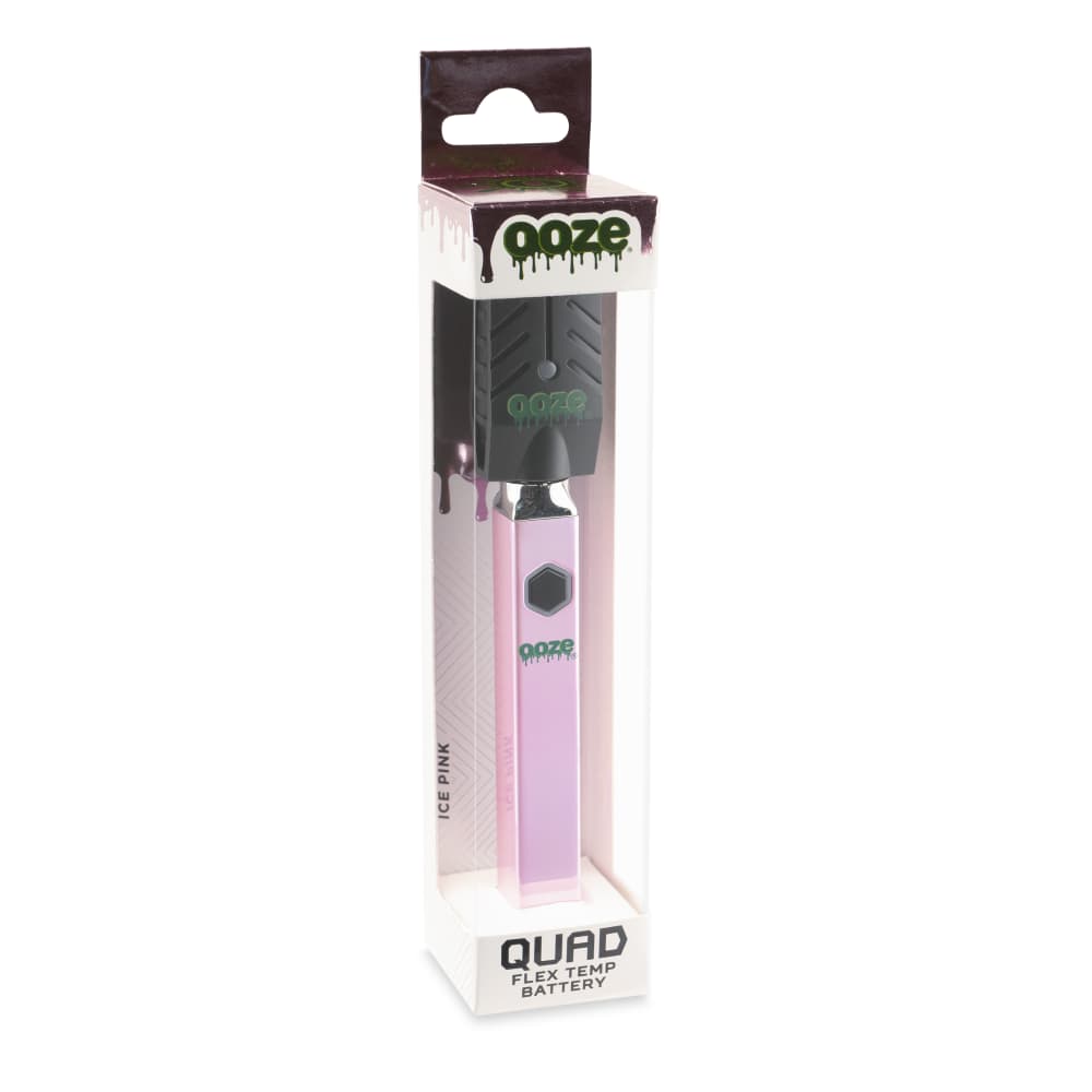Quad - 500 mAh Square Flex Temp Battery - Ice Pink